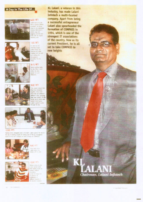 A Day in The Life of KL Lalani, Chairman, Lalani Infotech Ltd.